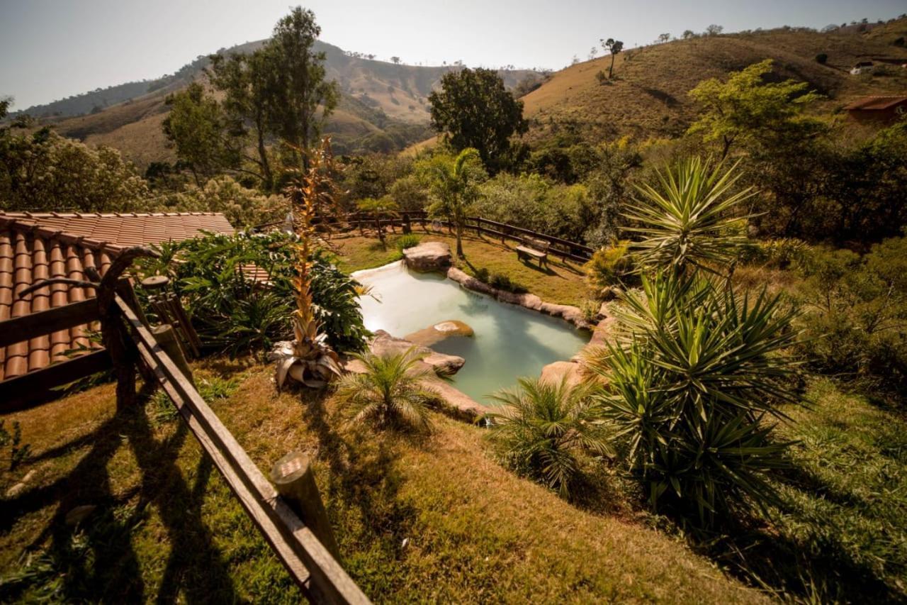Casa De Campo Com Piscina Cascata Artificial Sao Lourenco  Exteriör bild